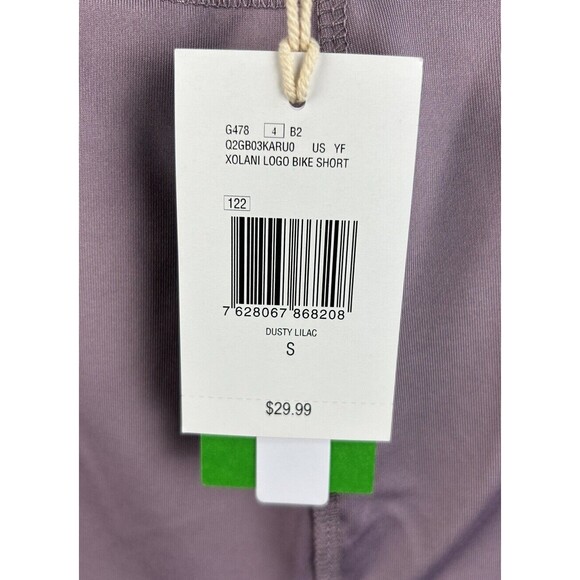 Guess Woman Xolani Logo Bike Short Dusty Lilac Women's Size S NWT - Picture 4 of 7